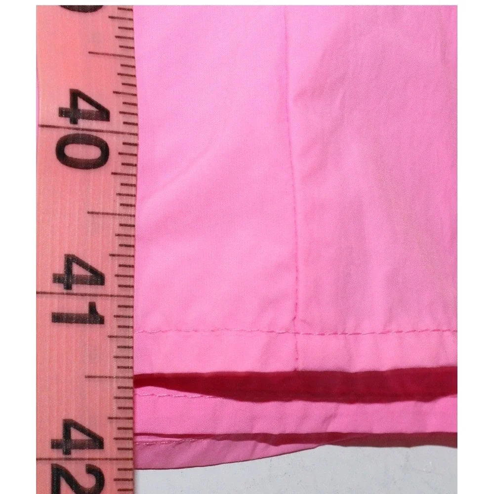 THML Tiered Mini Dress Smocked Ruffle Neck XS Pink JH2008-PK - Picture 6 of 6